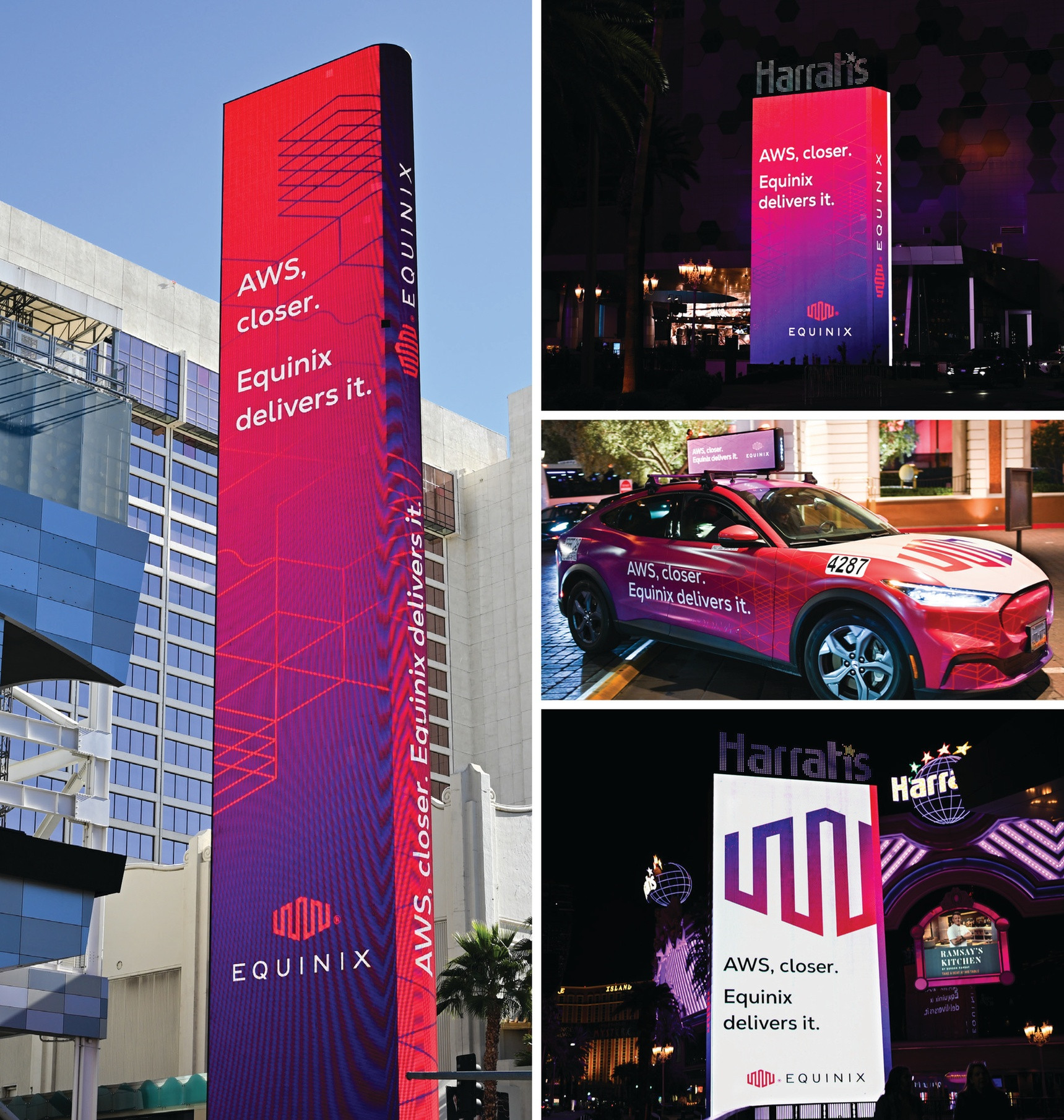 OOH Campaign for Equinix at AWS: Invent — Digital Branding Assets design — by Equinix — 2026 GDUSA award entry