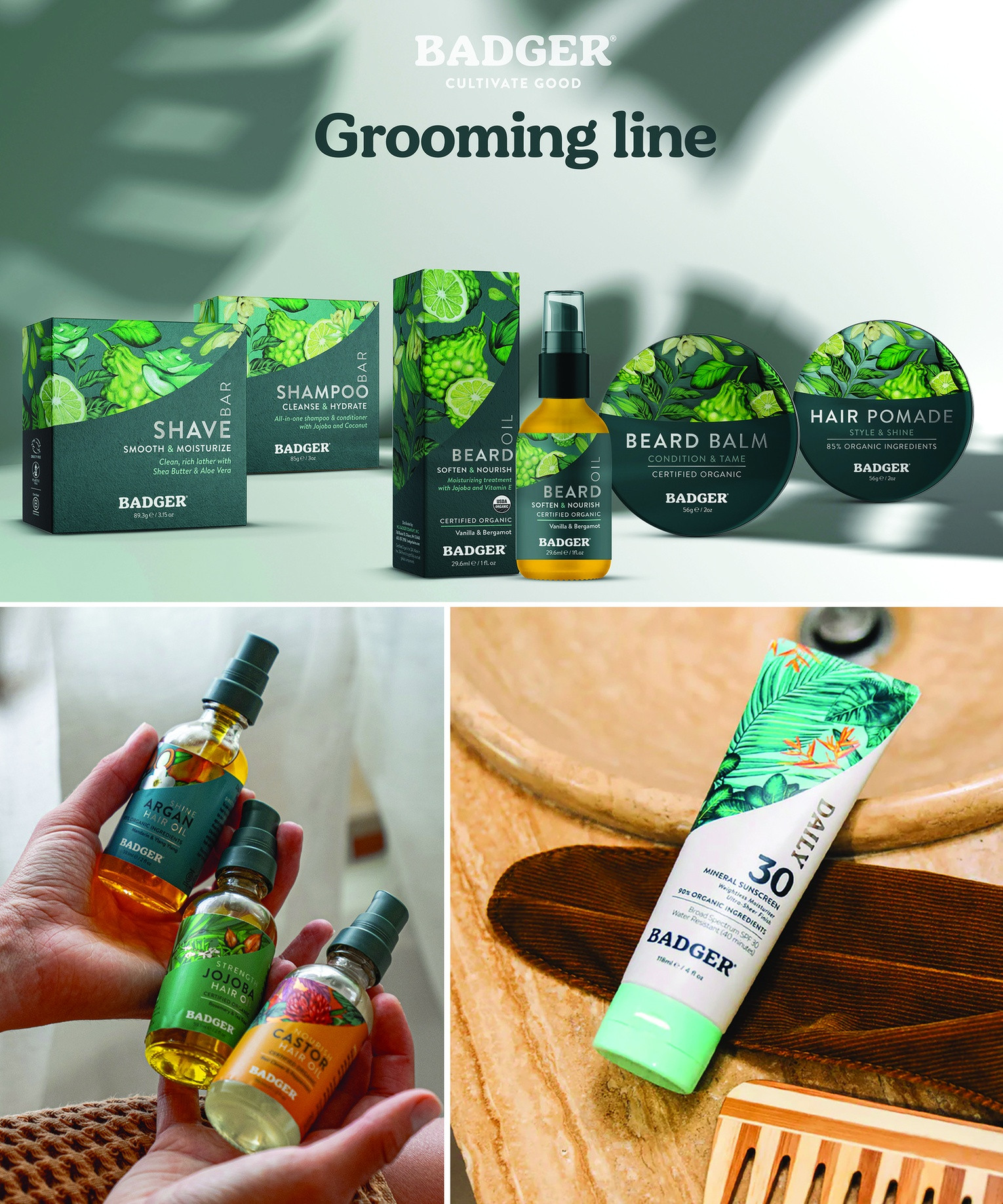 Organic Body Care Lines by Hoot Design Studio