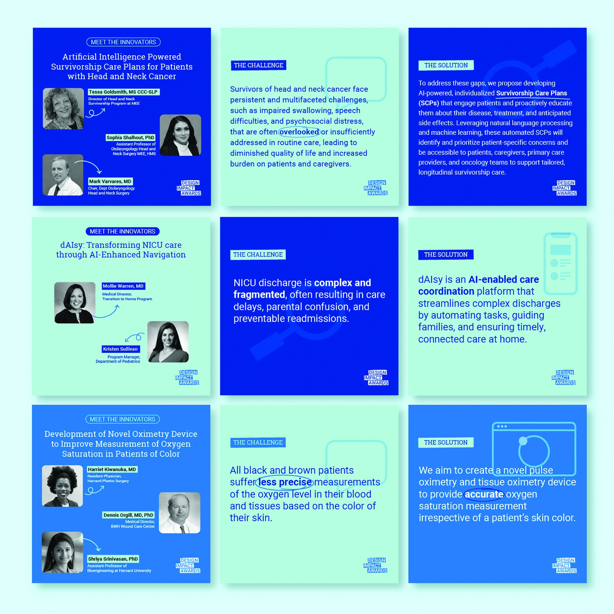 Design Impact Awards Campaign — Social Media design — by Mass General Brigham Springboard Studio — 2025 GDUSA award entry