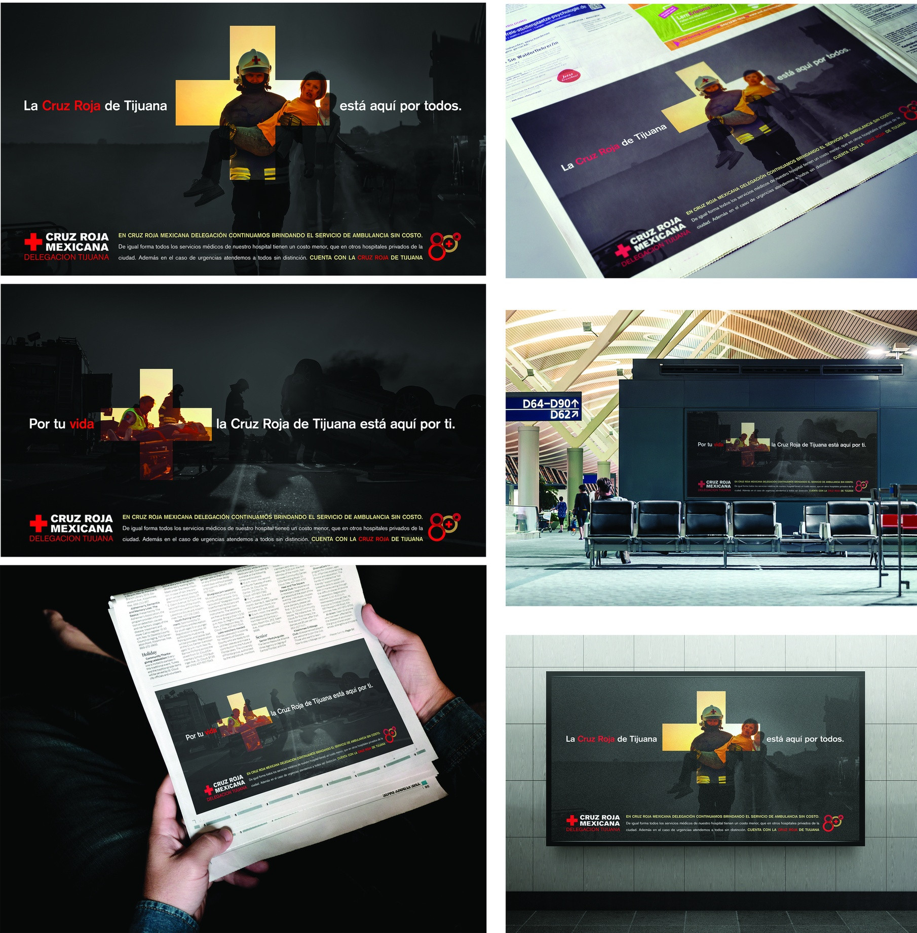 We Are Here For You Advertising Campaign — Advertising + Ad Campaigns design — by Freaner Creative — 2025 GDUSA award entry