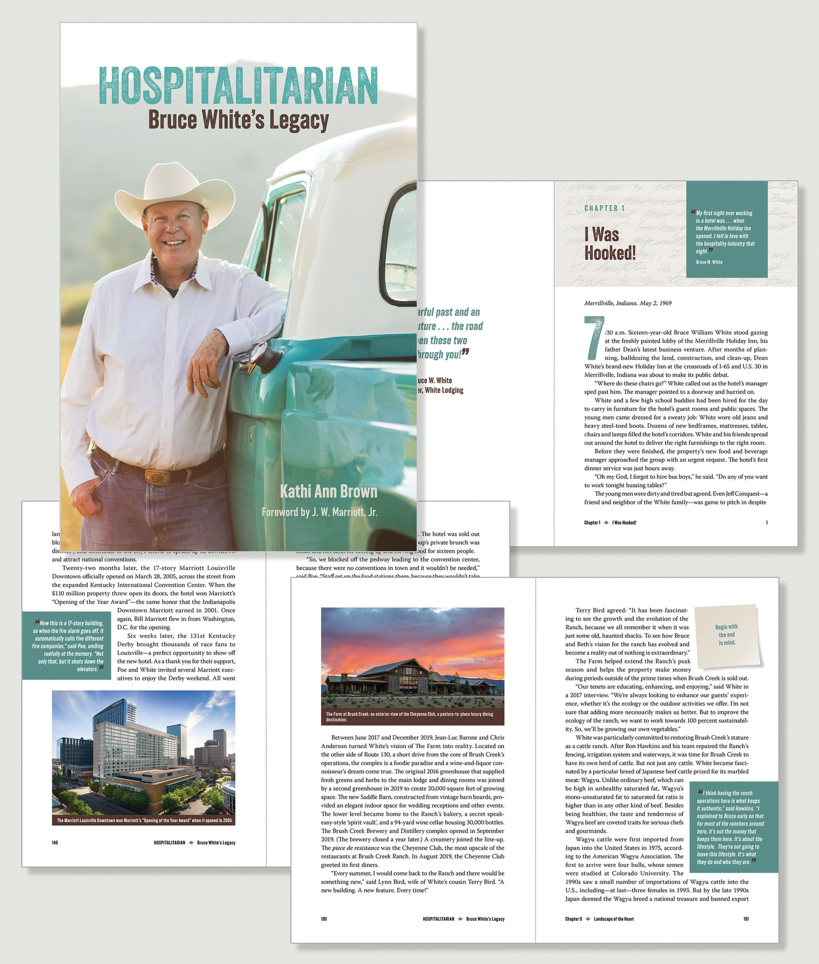 Hospitalitarian: Bruce White’s Legacy Book Design — Books design — by Spectrum Creative, LLC — 2025 GDUSA award entry