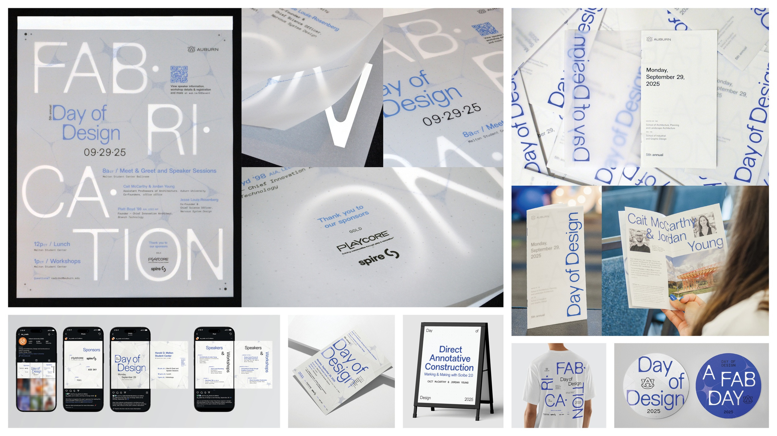 Day of Design 2025 Branding — Branding + Identity Programs design — by Madison Champion — 2025 GDUSA award entry