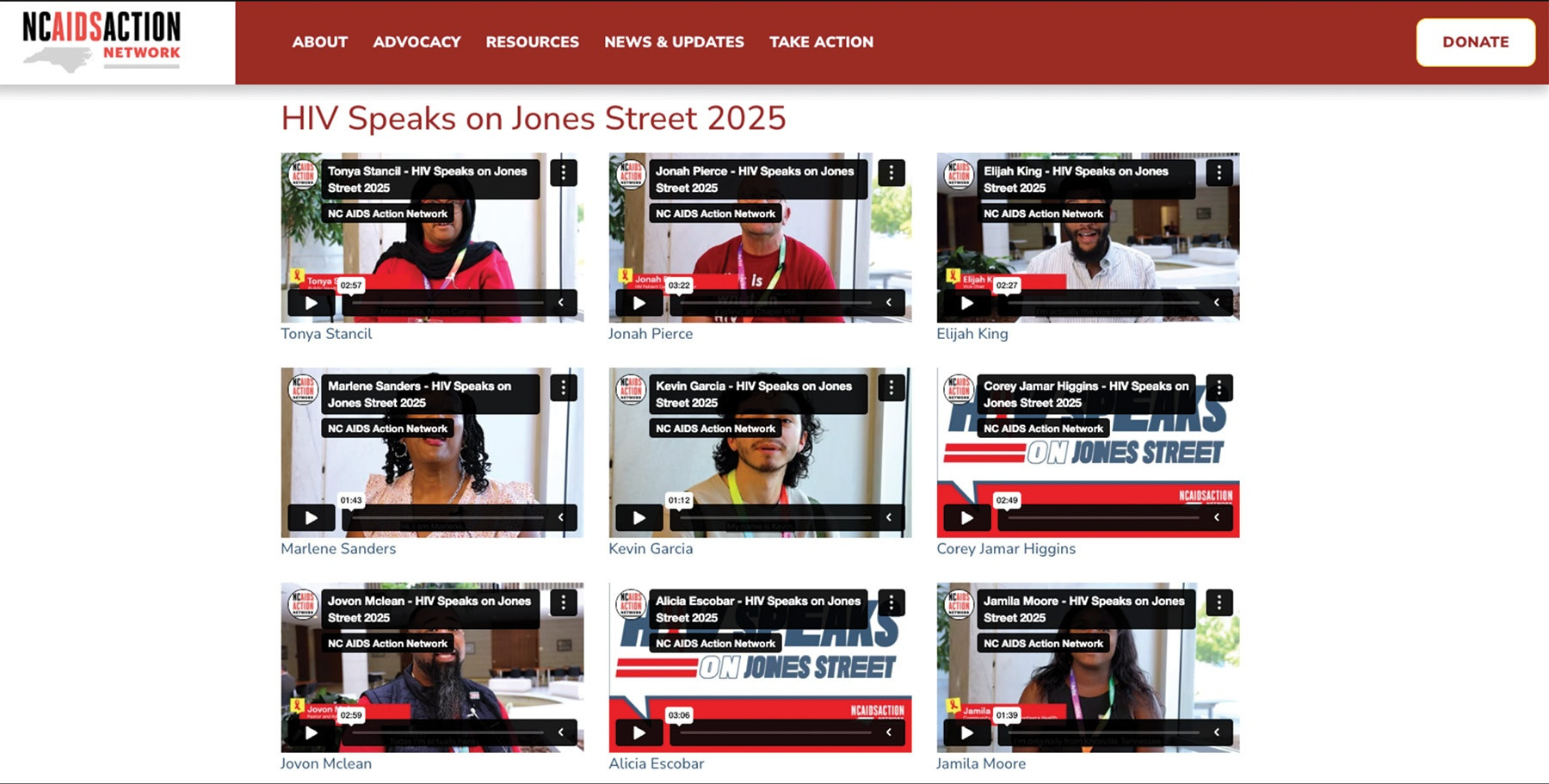 NCAAN HIV Speaks on Jones Street 2025 Videos — Animation, Video & Motion design — by A Great Idea — 2025 GDUSA award entry