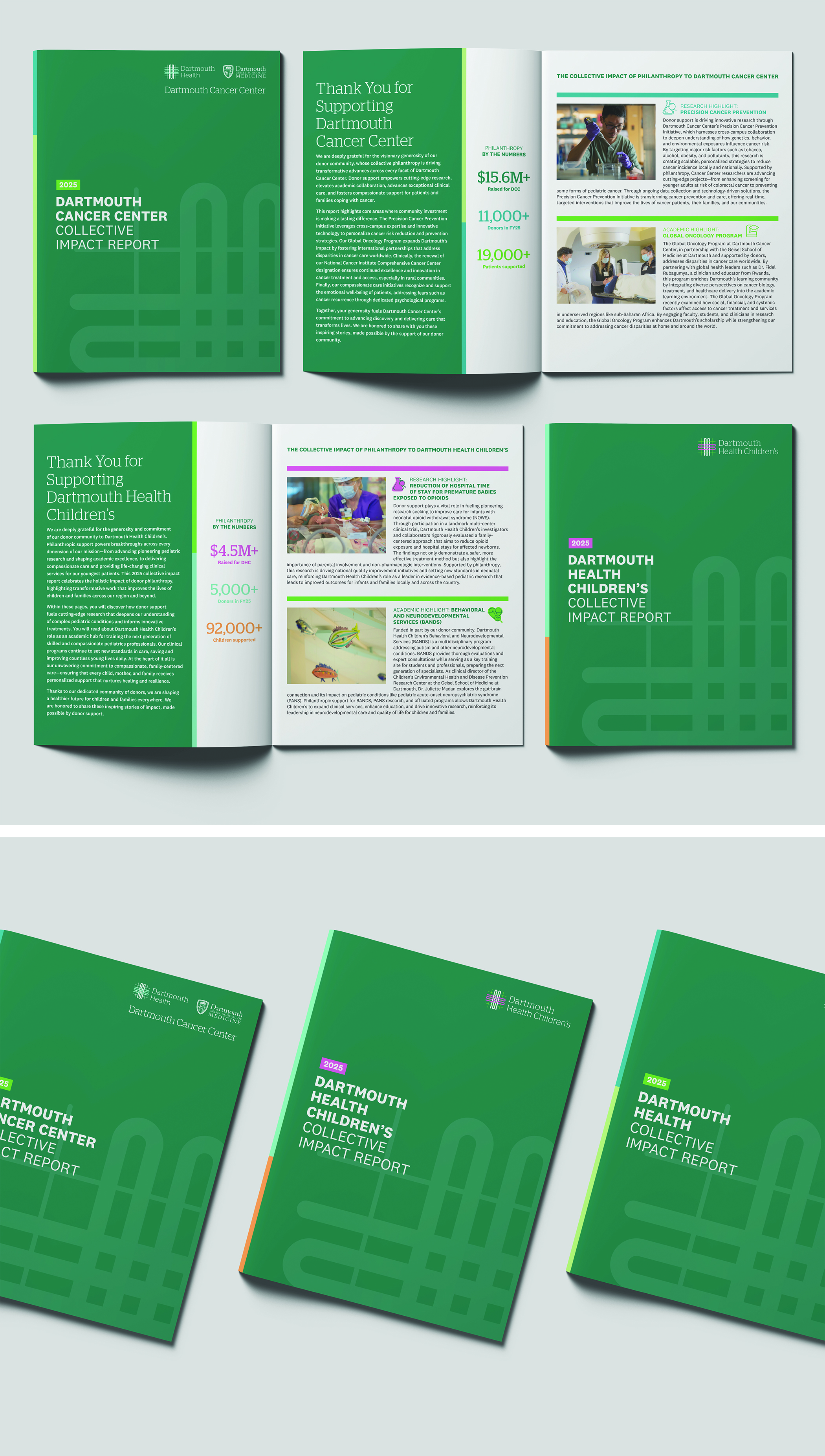 Dartmouth Health Report Campaign — Annual & Corporate Reports design — by PBD Partners — 2025 GDUSA award entry